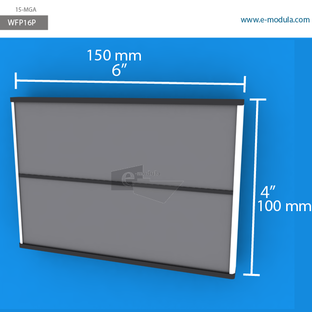 WFP16p - 6" width by 4" height