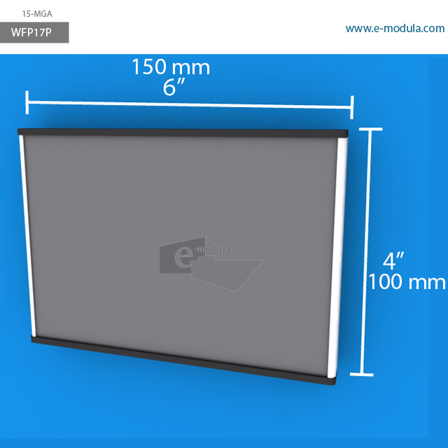 WFP17p - 6" width by 4" height