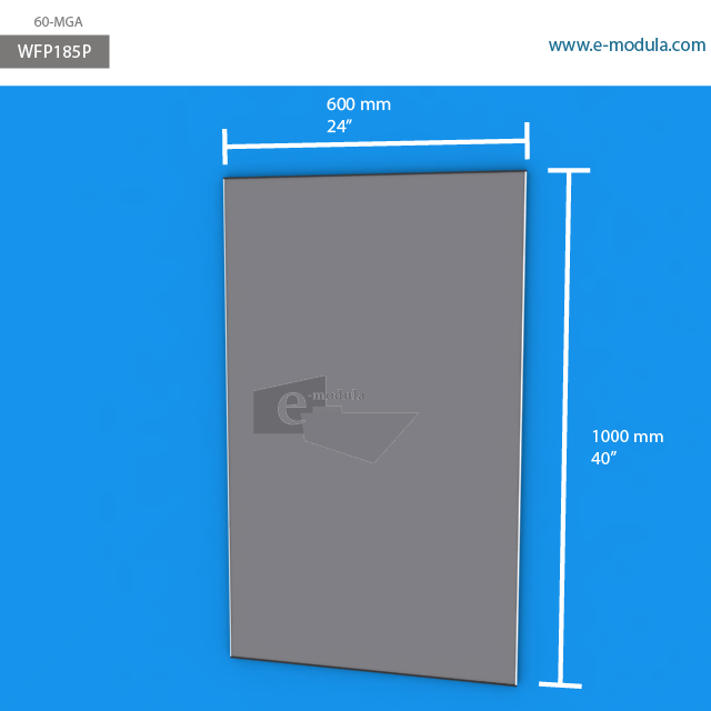 WFP185p - 24" width by 40" height