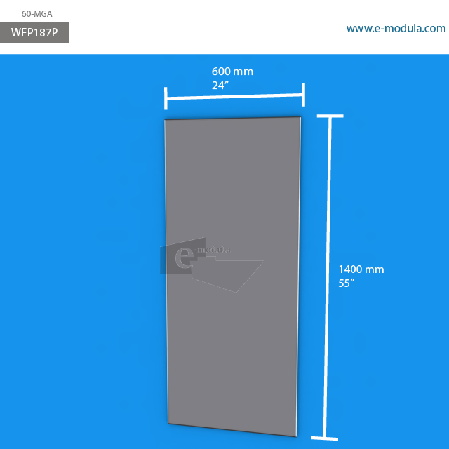 WFP187p - 24" width by 55" height