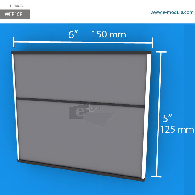 WFP18p - 6" width by 5" height