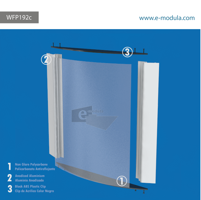WFP192c-Width 17" by 6" high 