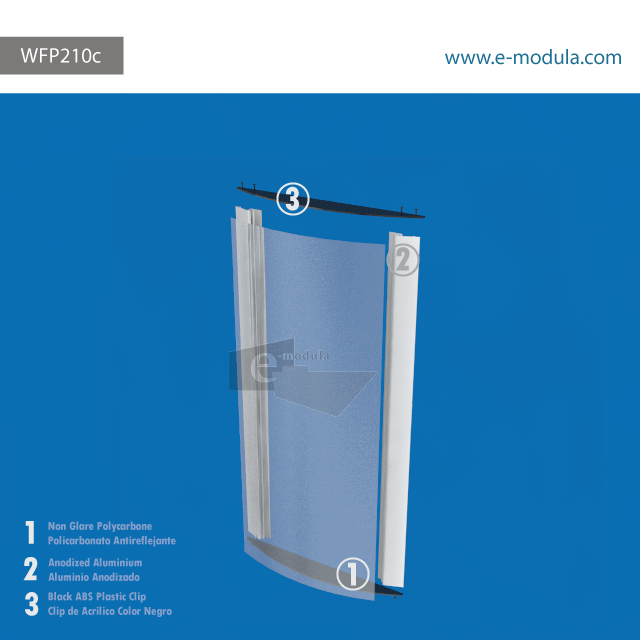 WFP210c-Width 22" by 52" high 