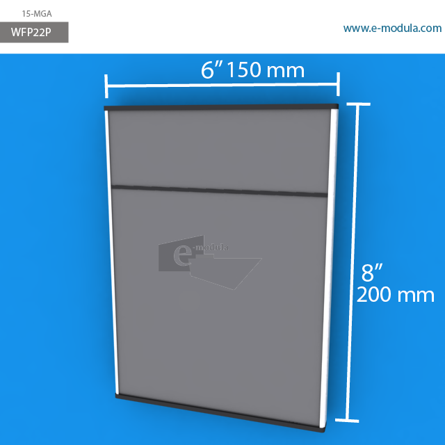 WFP22p - 6" width by 8" height
