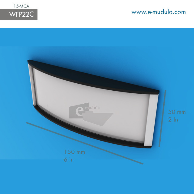 WFP22c - 6" Width by 2" Height