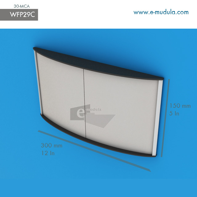 WFP92c - 12" width by 6" height