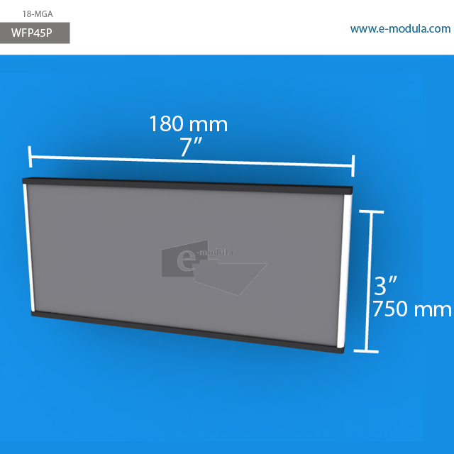 WFP45p - 7" width by 3" height