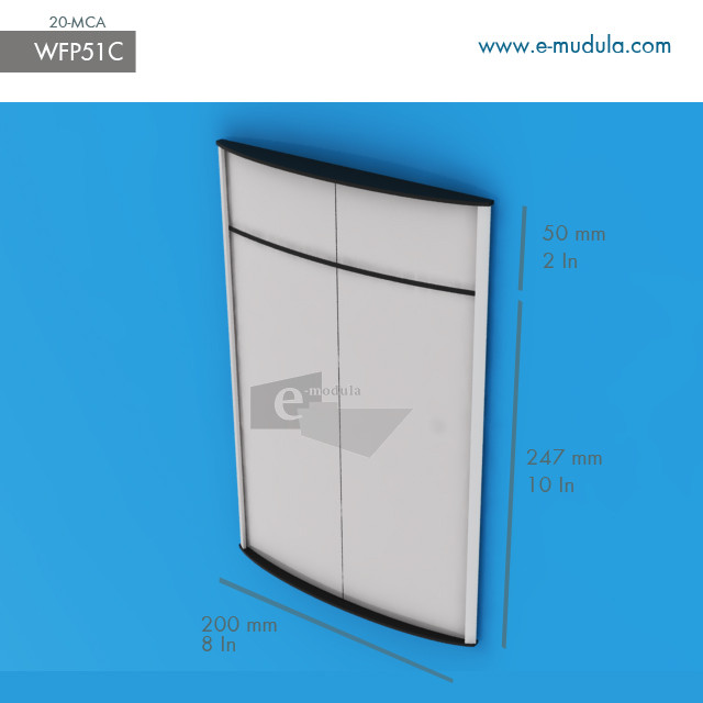WFP51c - 8" width by 12" height