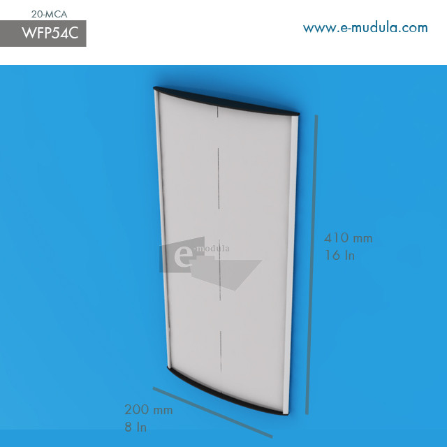 WFP54c - 8" width by 16" height