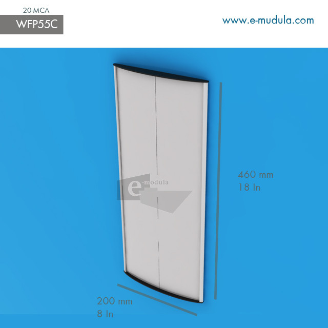 WFP55c - 8" width by 18" height