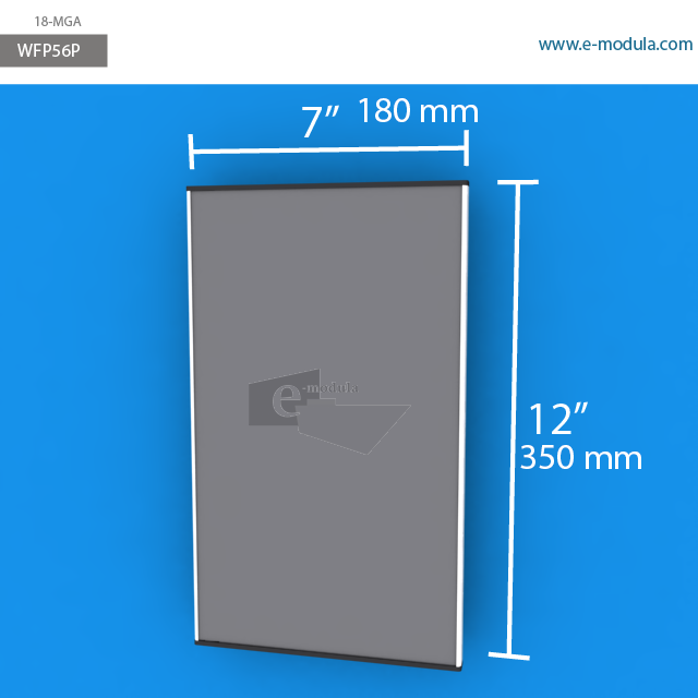 WFP56p - 7" width by 12" height