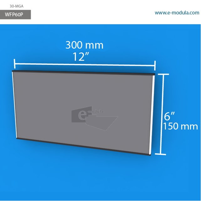 WFP60p - 12" width by 6" height