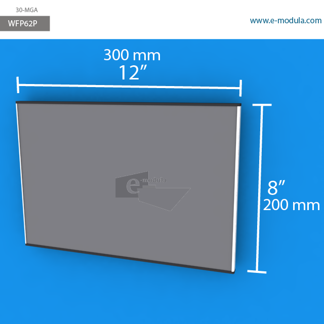 WFP62p - 12" width by 8" height