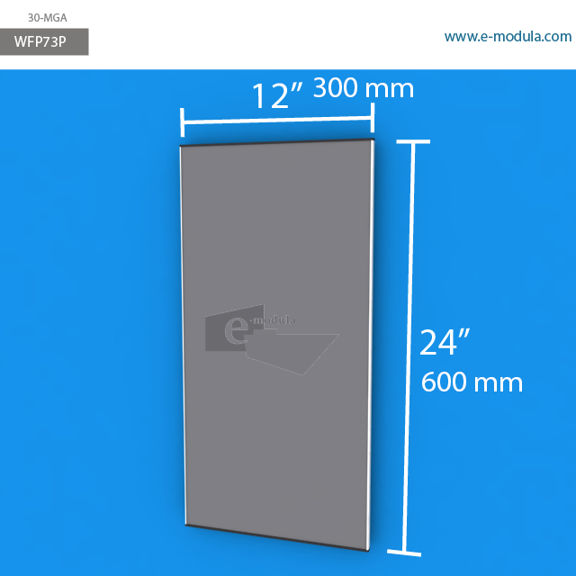 WFP73p - 12" width by 24" height