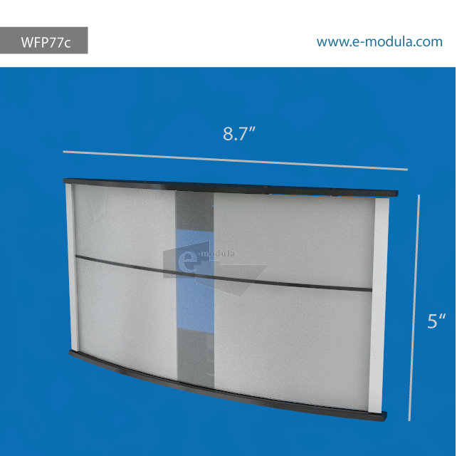 WFP77c-Width 8.5" by 5" high 