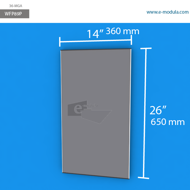 WFP89p - 14" width by 26" height
