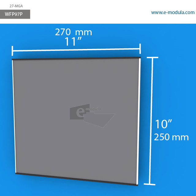WFP97p - 11" width by 10" height