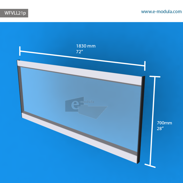 WFVLL21p - 72" width by 28" height