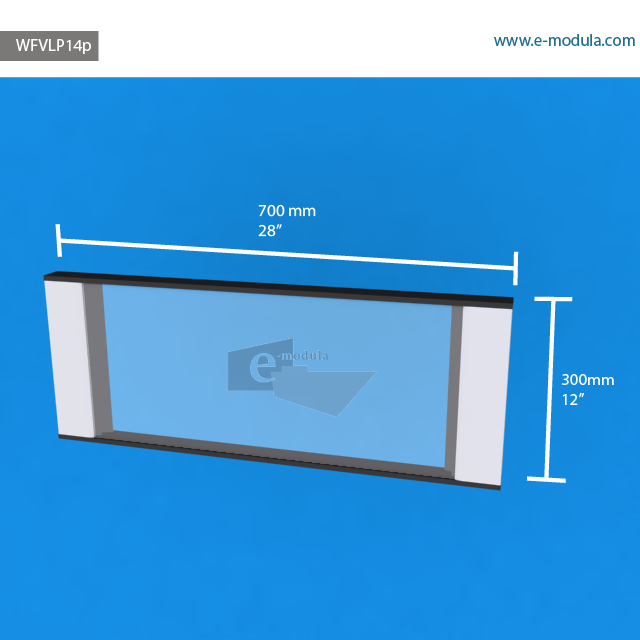 WFVLP14p - 28" width by 12" height