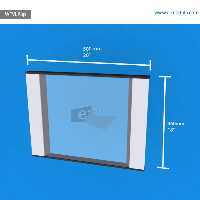 WFVLP8p - 20" width by 18" height