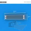 WFL13ch - 12" width by 3" height