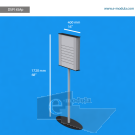 DSP14SAp - 16" width by 68" height