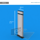 DSP16p - 16" width by 70.75" height