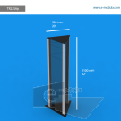 TR22SAp - 20" width by 82" height