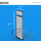 DSW27SAp - 24" width by 86.5" height