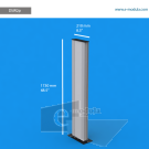 DSW2p - 8.3" width by 68.5" height