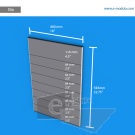 D8p - 16" width by 22.75" height