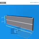 SUS52p - 24" width by 8" height