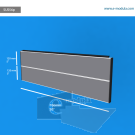 SUS56p - 30" width by 10" height