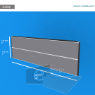 SUS60p - 38" width by 12" height