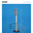TRP12c-8.5" Width by 47” high