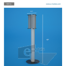TRP13c-8.5" Width by 49” high
