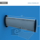 WBSB4c - 12" width by 4" height